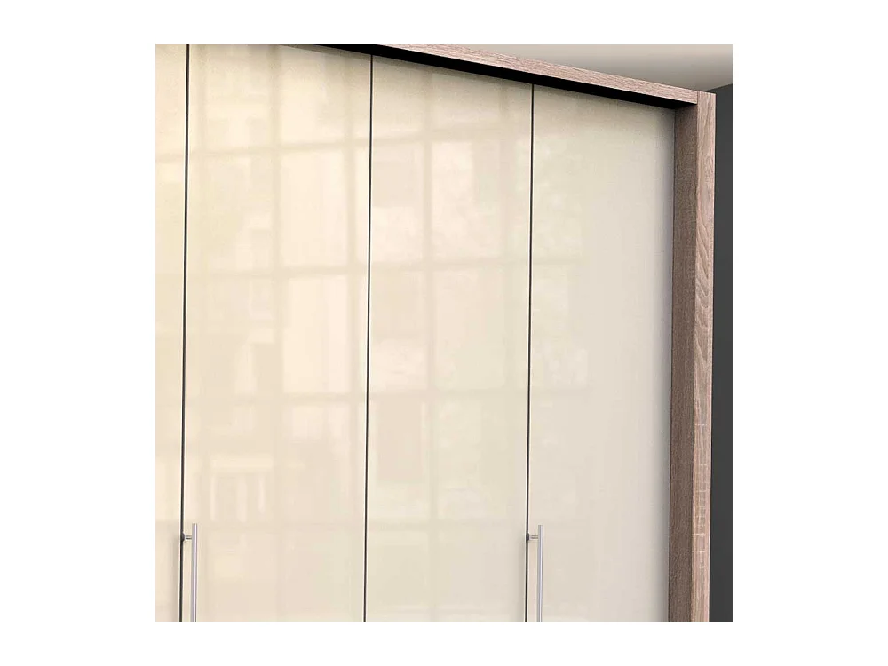 Moderner Schlafzimmerschrank mit vier Schubladen 3 türig