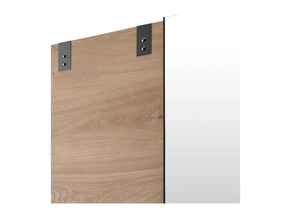 Schiebetürenschrank mit Spiegel im Industry und Loft Stil 135 cm breit