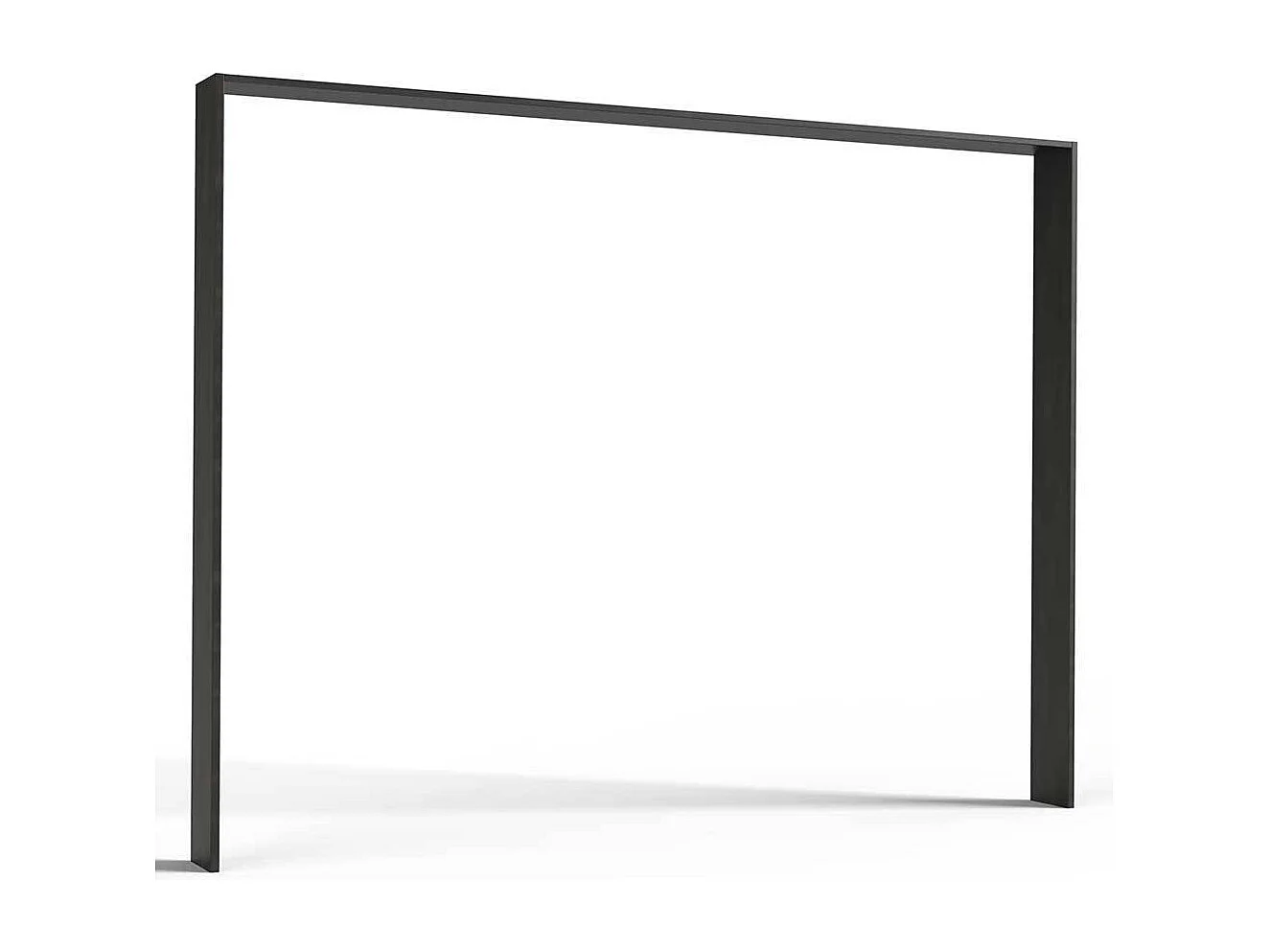 Kleiderschrank mit Spiegeln in Plankeneiche Holzoptik Schwarzgrau