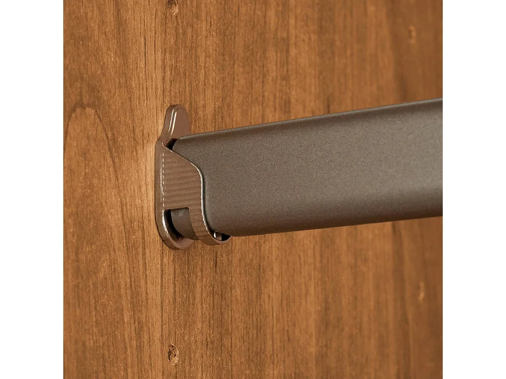 Schlafzimmerschrank Drehtürenschrank in modernem Design teilmassiv