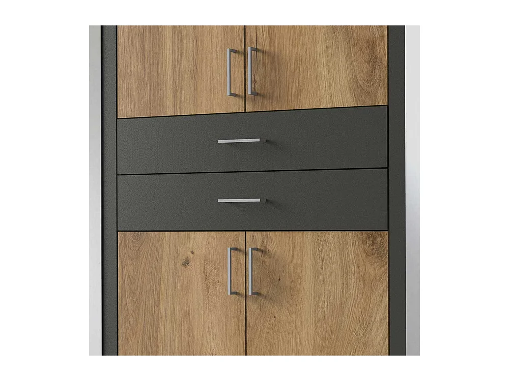 Großer Kleiderschrank in modernem Design Breite 270 cm