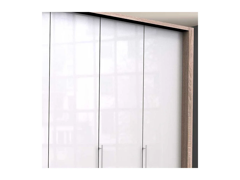 Kombi Kleiderschrank mit vielen Schubladen und Türen modern