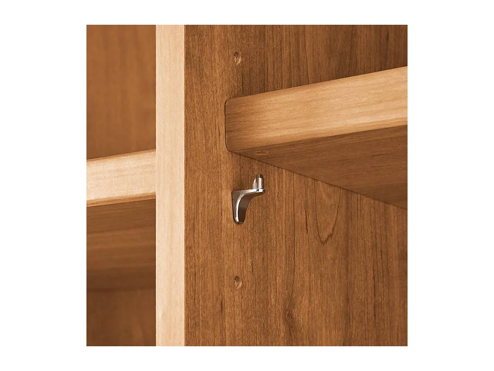 Drehtürenkleiderschrank Schlafzimmerschrank in modernem Design - vier Einlegeböden