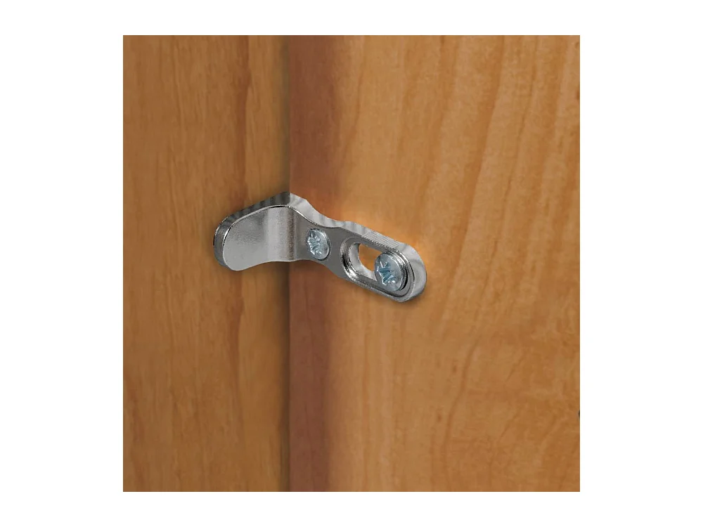 Drehtürenkleiderschrank Schlafzimmerschrank in modernem Design - vier Einlegeböden