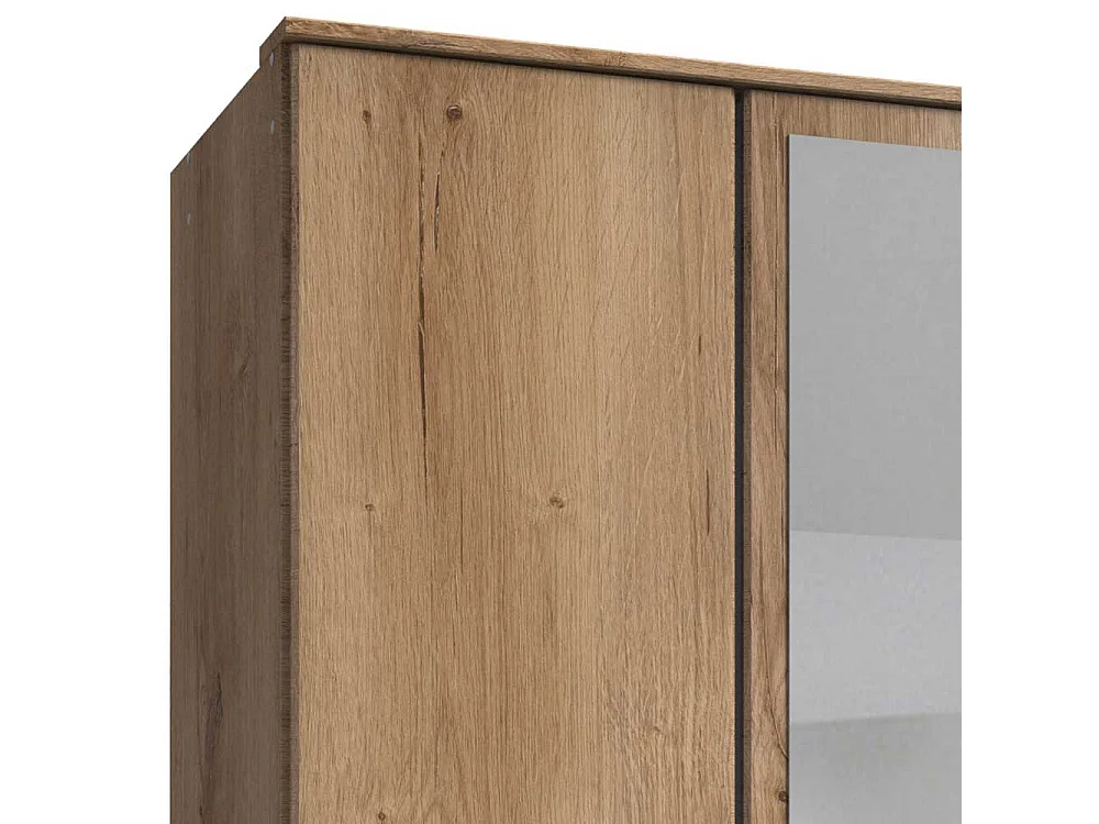 Drehtürschrank mit Spiegel und drei Schubladen Made in Germany