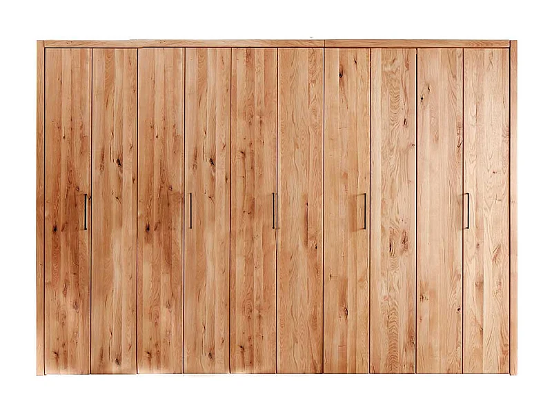 Kleiderschrank massiv mit 5 Falttüren 216 cm hoch