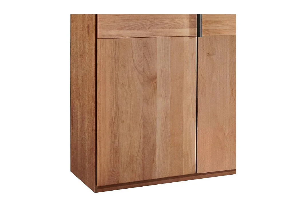Spiegelkleiderschrank Drehtürenschrank 393 cm breit in Erlefarben