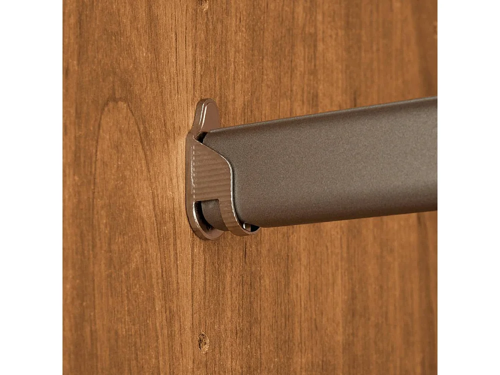 Spiegelkleiderschrank Drehtürenschrank 393 cm breit in Erlefarben