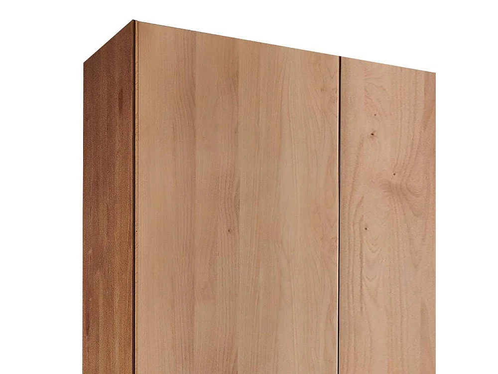 Spiegelkleiderschrank Drehtürenschrank 393 cm breit in Erlefarben