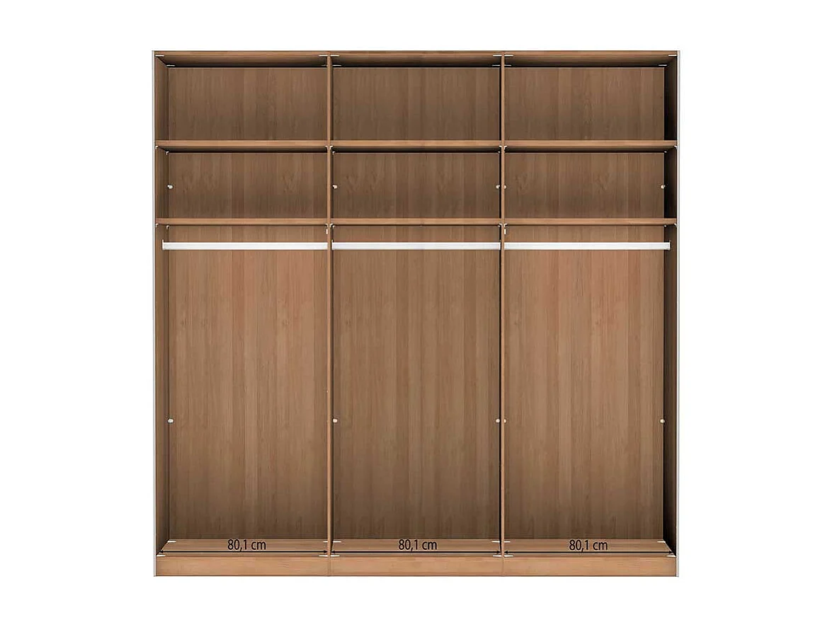 Schwebetürenkleiderschrank Made in Germany 67 cm tief
