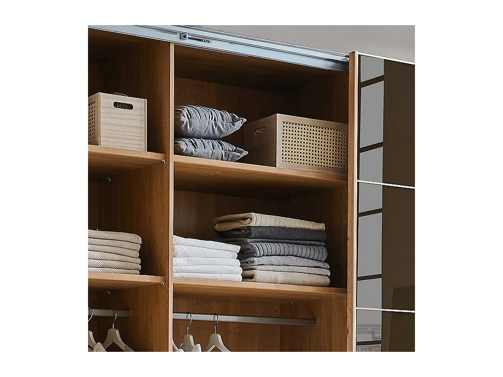 Schlafzimmerschrank mit Schwebetüren 67 cm tief