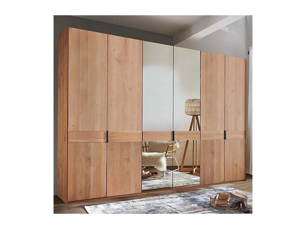 Drehtürenschrank Schlafzimmerkleiderschrank 295 cm breit 216 cm hoch