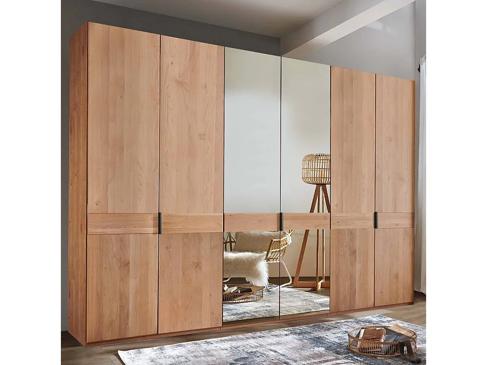 Drehtürenschrank Schlafzimmerkleiderschrank 295 cm breit 216 cm hoch