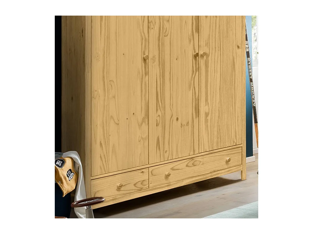 Drehtürenschrank Kiefer Kleiderschrank im Landhausstil 3 türig