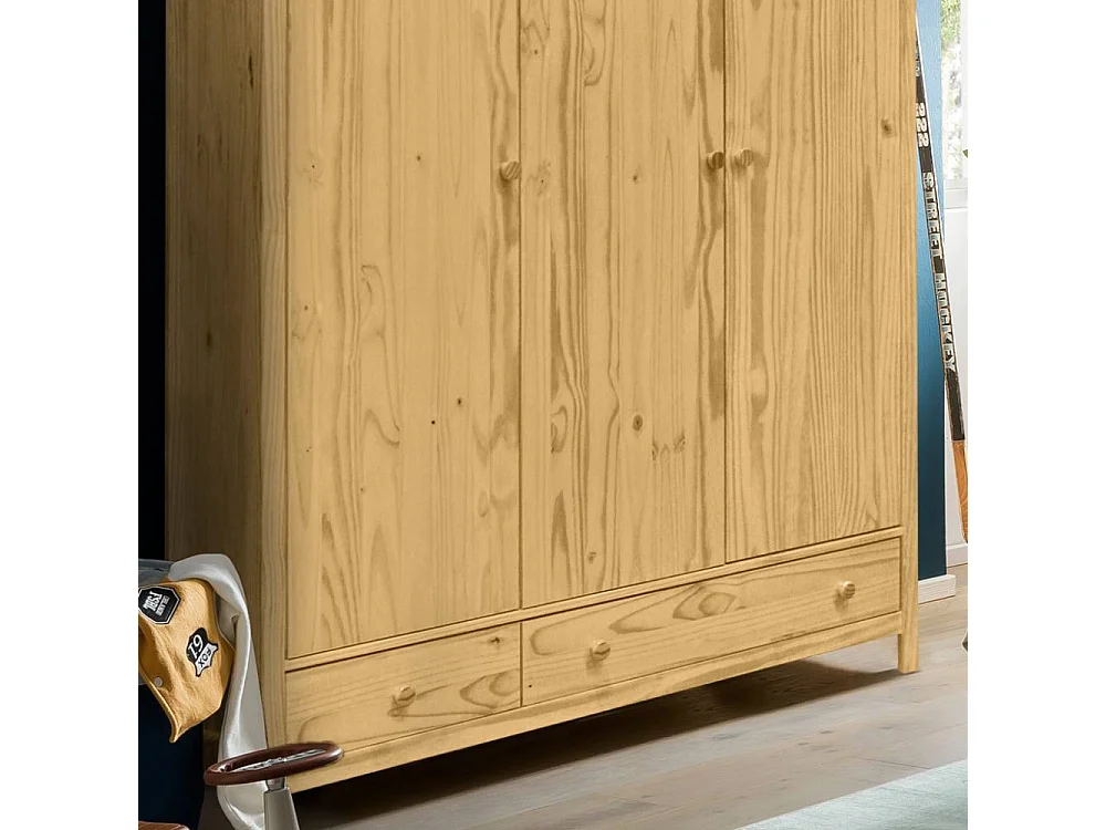 Drehtürenschrank Kiefer Kleiderschrank im Landhausstil 3 türig