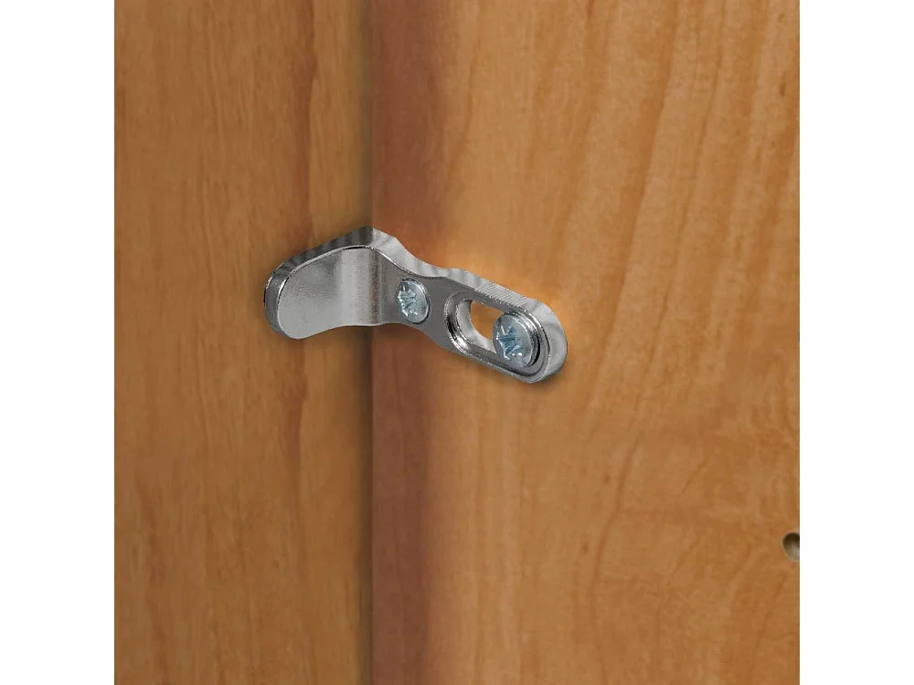 Kleiderschrank Glasfront Schrank in Weiß und Erlefarben