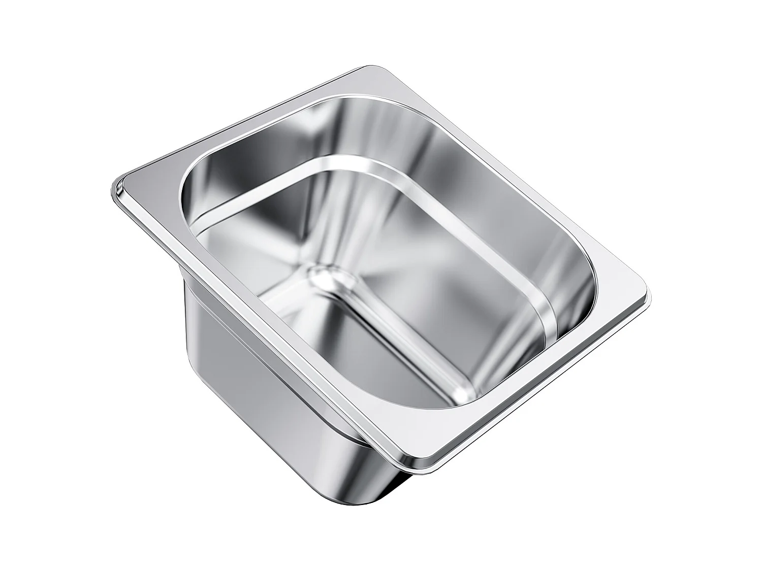 Bac Gastronorme SucceBuy GN 1/6, Récipient de Restauration en Acier Inoxydable 6PCs 1,7 L, Bac Inox Alimentaire Profondeur 10 cm, Anti-adhérent