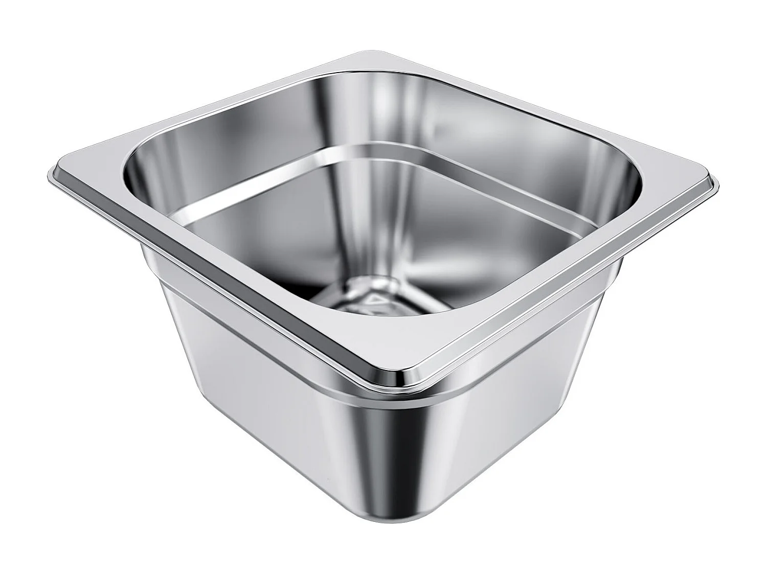 Bac Gastronorme SucceBuy GN 1/6, Récipient de Restauration en Acier Inoxydable 6PCs 1,7 L, Bac Inox Alimentaire Profondeur 10 cm, Anti-adhérent