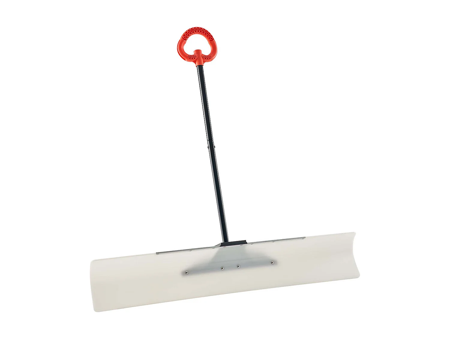 Pelle à Neige SucceBuy, 122 cm, Poussoir à Neige avec Poignée Ergonomique, Lame en Plastique PEHD, Pelle de Déneigement à Manche Segmenté, Pousse-neige