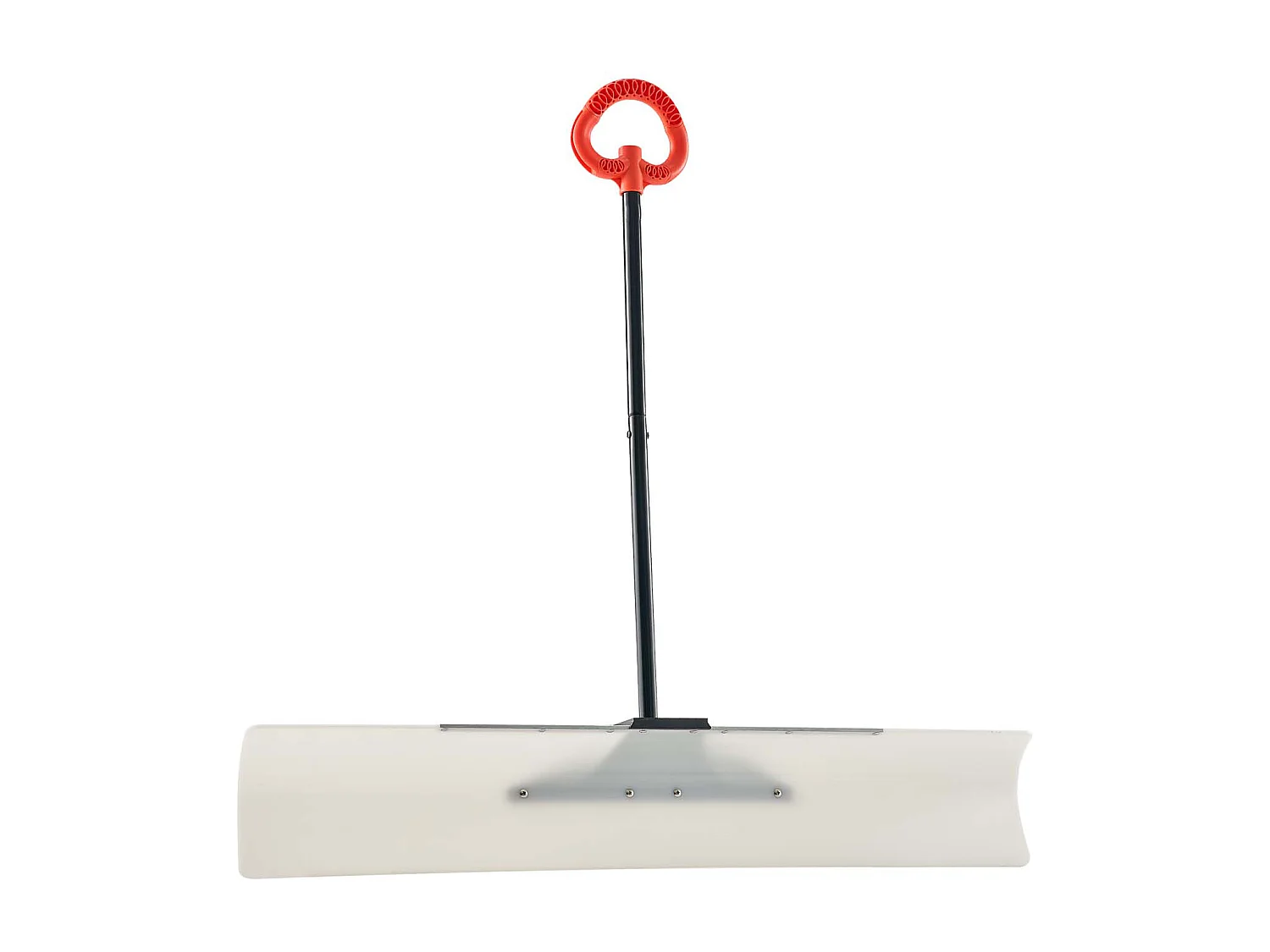 Pelle à Neige SucceBuy, 122 cm, Poussoir à Neige avec Poignée Ergonomique, Lame en Plastique PEHD, Pelle de Déneigement à Manche Segmenté, Pousse-neige