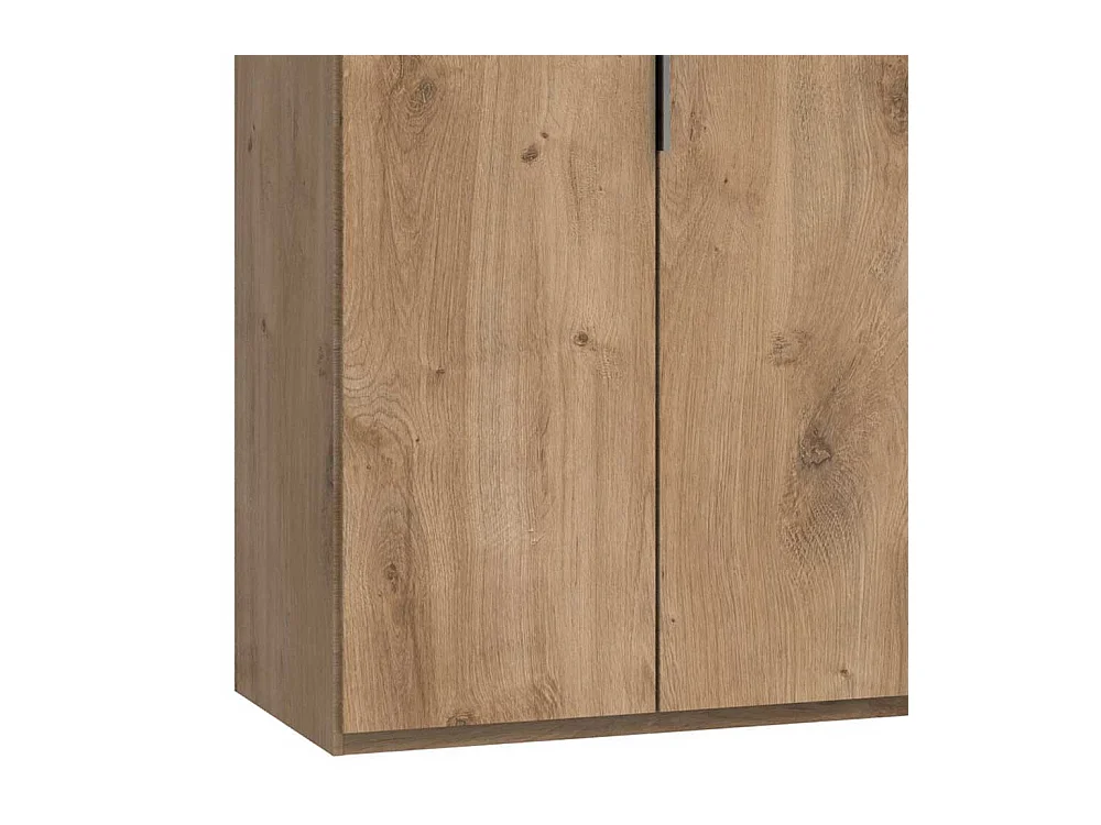 Kleiderschrank mit 5 Türen in Plankeneiche Holzoptik 250 cm breit