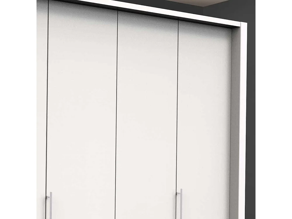 Moderner Kleiderschrank 3 türig Weiß