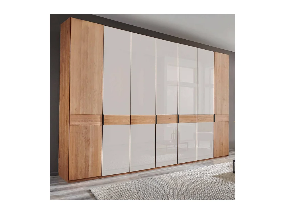 Kleiderschrank Schlafzimmerkleiderschrank 236 cm hoch mit acht Einlegeböden