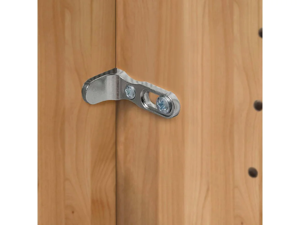 Kleiderschrank Schlafzimmerkleiderschrank 236 cm hoch mit acht Einlegeböden