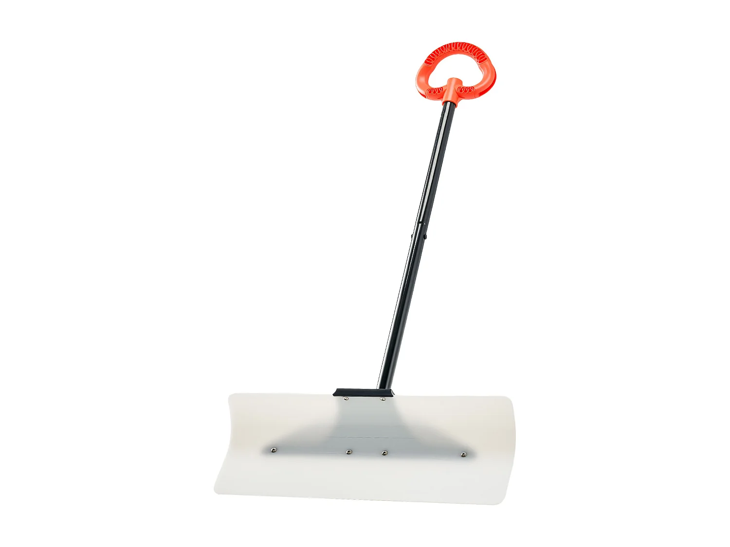 Pelle à Neige SucceBuy, 61 cm, Poussoir à Neige avec Poignée Ergonomique, Lame en Plastique PEHD, Pelle de Déneigement à Manche Segmenté, Pousse-neige