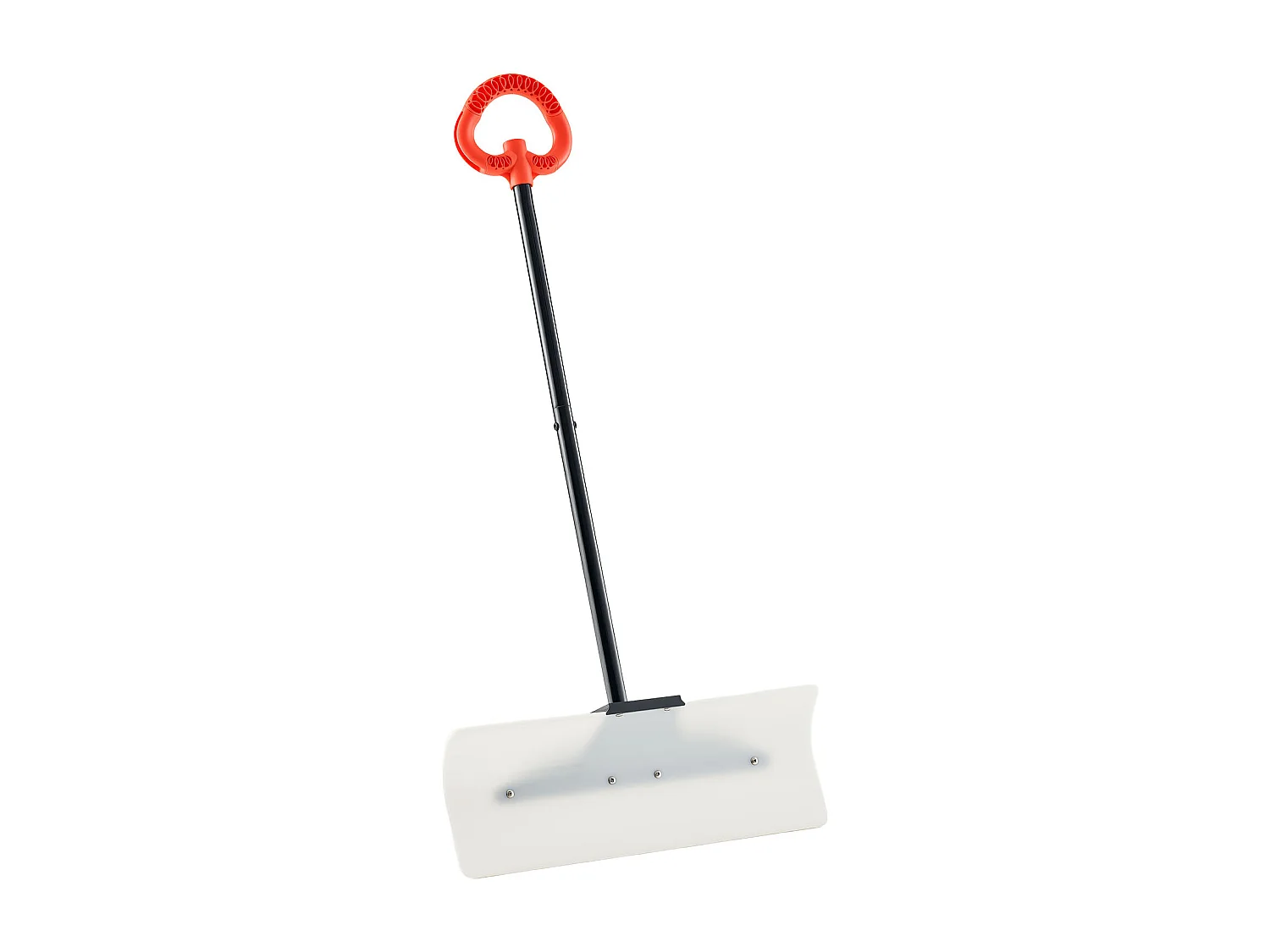 Pelle à Neige SucceBuy, 61 cm, Poussoir à Neige avec Poignée Ergonomique, Lame en Plastique PEHD, Pelle de Déneigement à Manche Segmenté, Pousse-neige