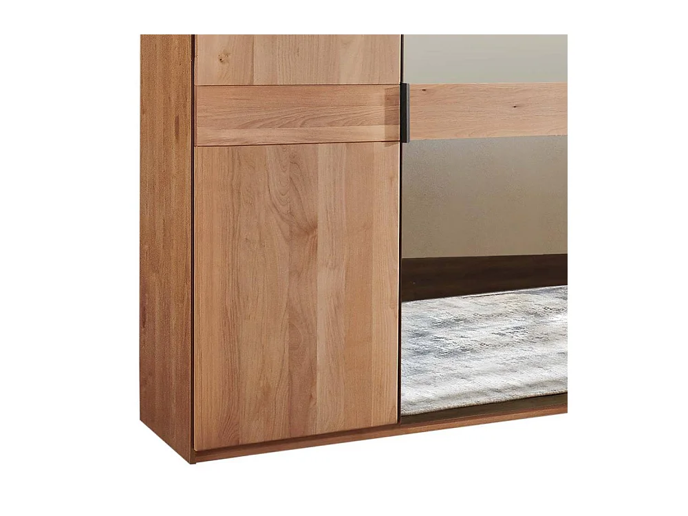Drehtürschrank Schlafzimmerschrank in modernem Design und Erlefarben