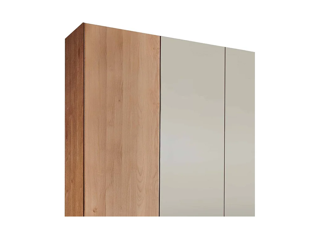 Drehtürschrank Schlafzimmerschrank in modernem Design und Erlefarben