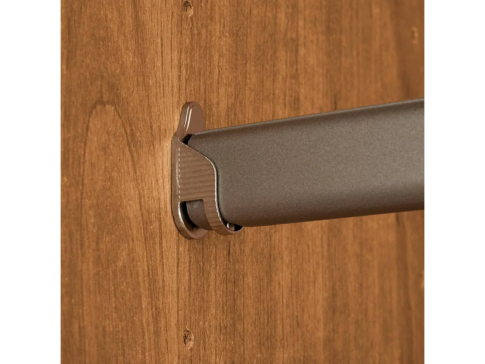 Kleiderschrank Drehtürenschrank mit Spiegeltür 148 cm breit