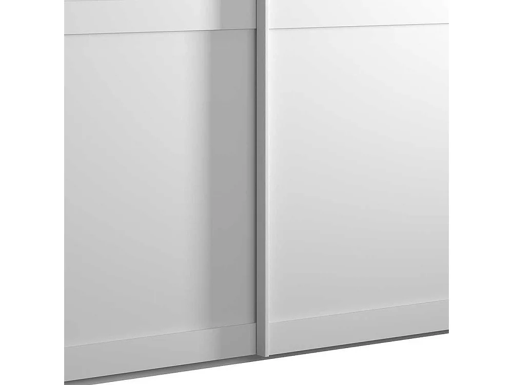 Schlafzimmerkleiderschrank mit Schiebetüren in Weiß Made in Germany