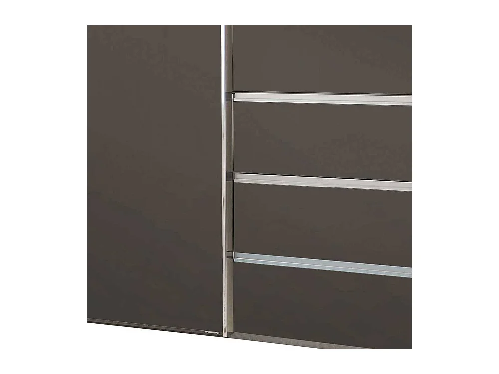 Schlafzimmerschrank mit sechs Schubladen drei Schwebetüren