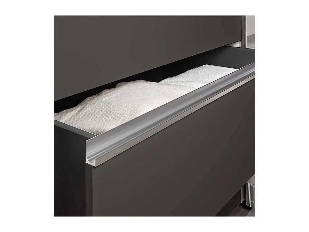 Schlafzimmerschrank mit sechs Schubladen drei Schwebetüren