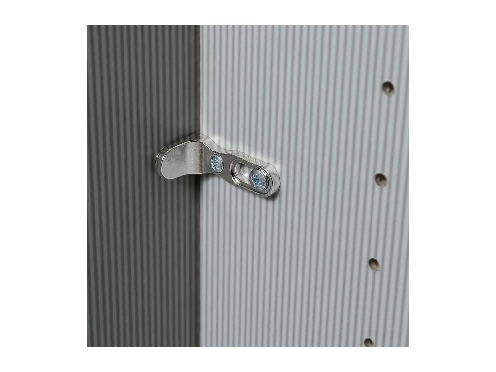 Drehtürenschrank Schlafzimmerschrank 247 cm breit Front glasbeschichtet