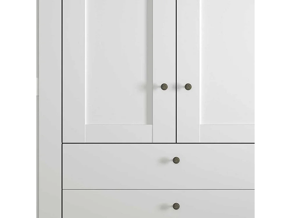 XL Kleiderschrank 300 cm im Landhausstil Made in Germany