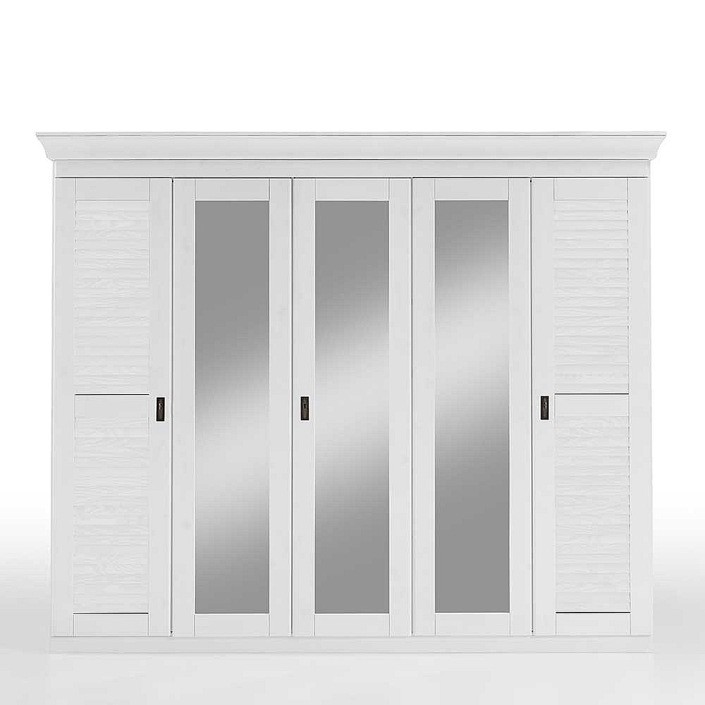 Kleiderschrank Wei Holz
