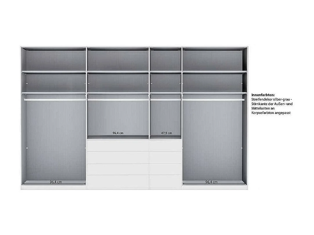 Schlafzimmerschrank Kleiderschrank Made in Germany mit Soft Close