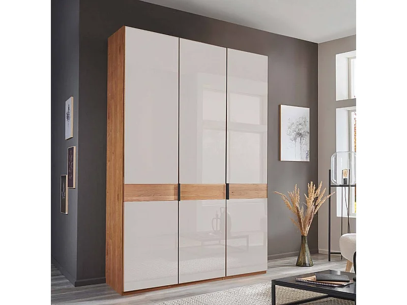 Kleiderschrank Schlafzimmerschrank in modernem Design mit Drehtüren