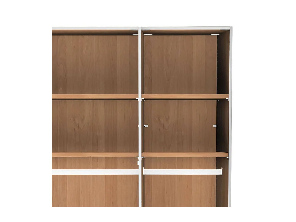 Kleiderschrank Schlafzimmerschrank in modernem Design mit Drehtüren