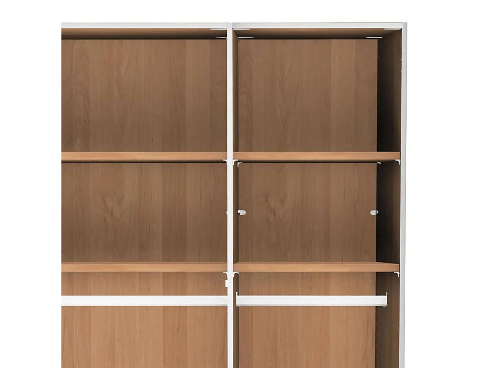 Kleiderschrank Schlafzimmerschrank in modernem Design mit Drehtüren