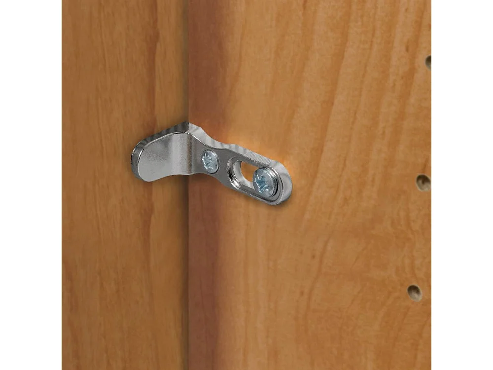 Kleiderschrank Schlafzimmerschrank in Erlefarben und Dunkelbraun