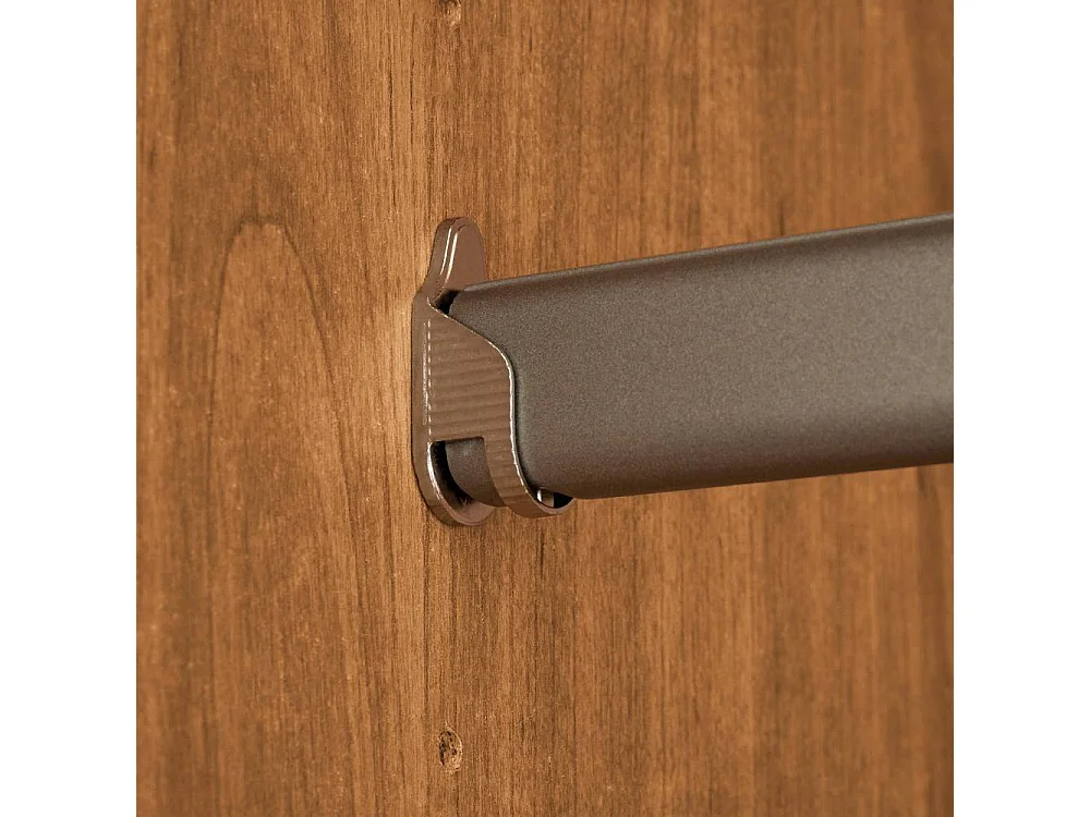 Drehtürenschrank Schlafzimmerschrank teilmassiv 148 cm breit