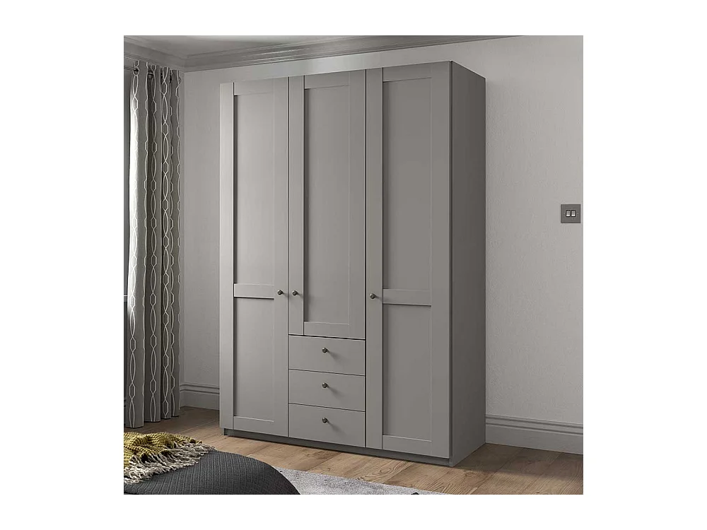 Drehtürschrank Schlafzimmer mit drei Schubladen Made in Germany