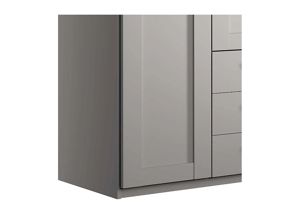 Drehtürschrank Schlafzimmer mit drei Schubladen Made in Germany