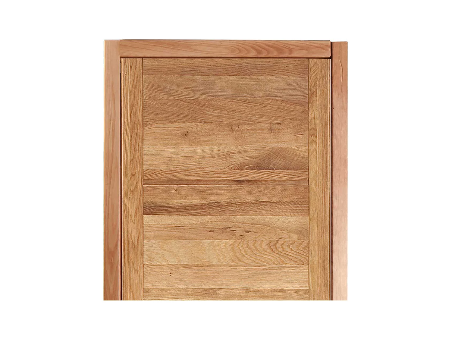 Eintüriger Kleiderschrank aus Wildeiche Massivholz geölt