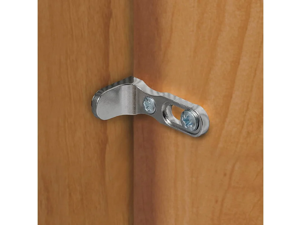 Drehtürenschrank Spiegelschrank teilmassiv in Erlefarben