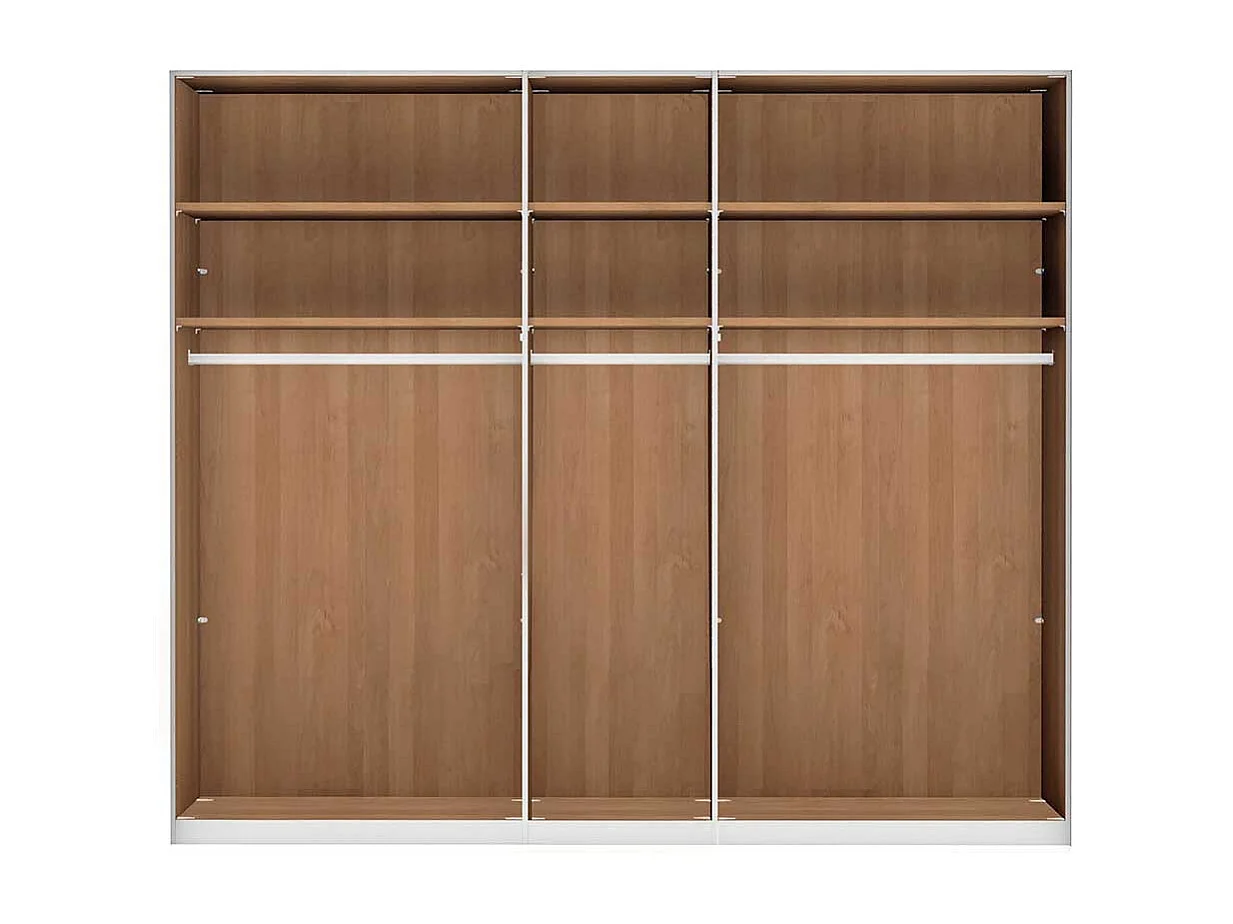 Drehtürenschrank 5-türig Eiche teilmassiv